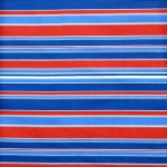 Red, white & blues uneven stripe fabric