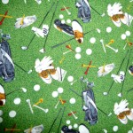 Sports collection of  quilting fabric- Golf 