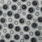 Medallion Black & White quilting fabric 